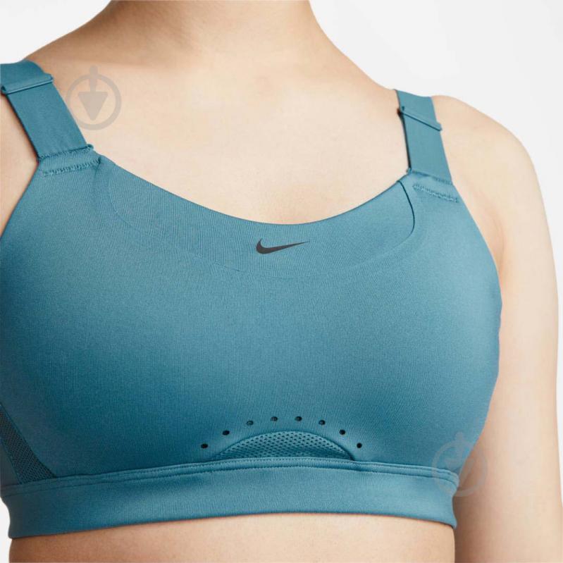 Бра Nike W NK DF ALPHA BRA DD0430-440 р.L-A/B блакитний - фото 4