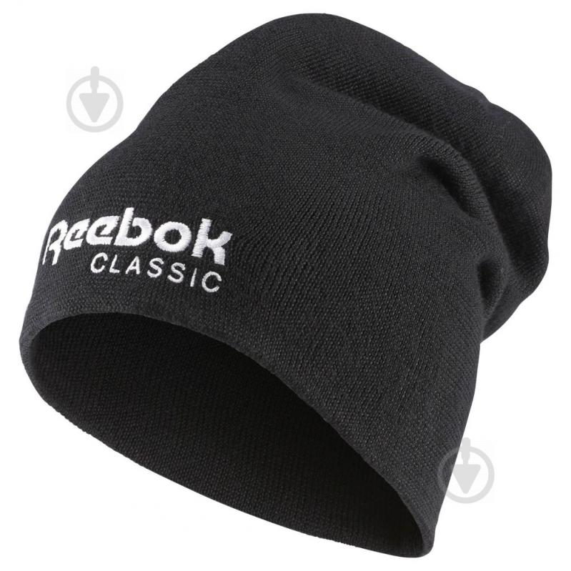 Шапка Reebok CLASSIC FO BEANIE AX9977 р.OSFM чорний - фото 1