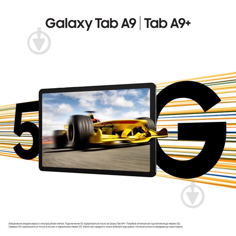 Планшет Samsung Galaxy Tab A9+ 11" 8/128GB 5G grey (SM-X216BZAESEK) - фото 8