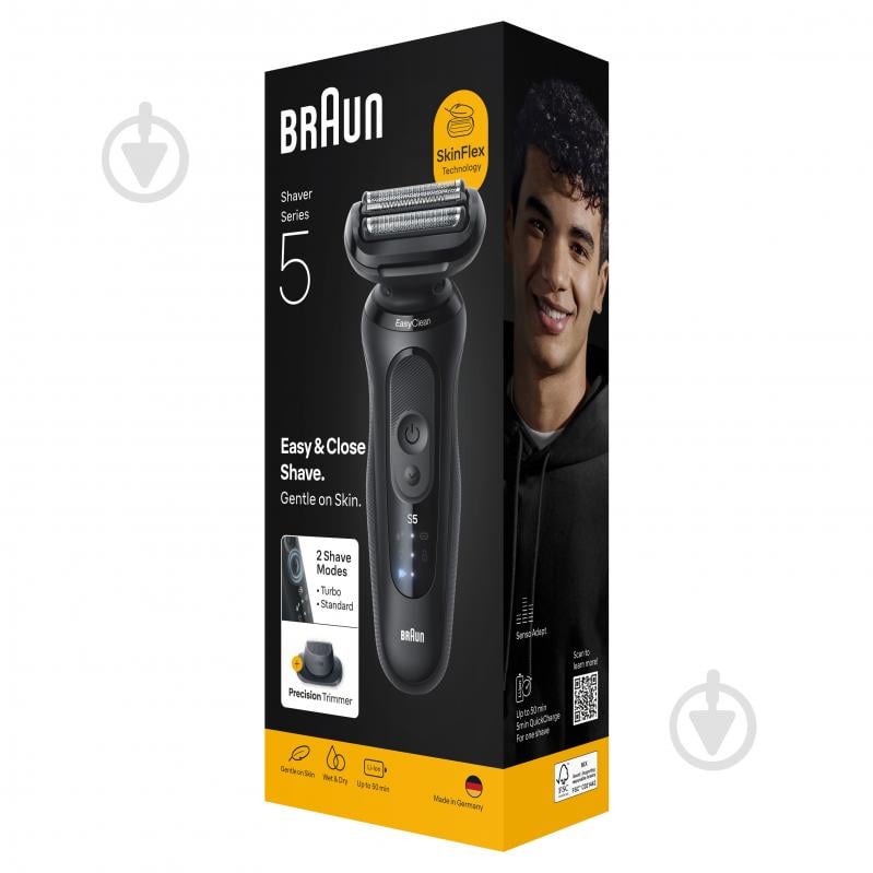 Электробритва Braun Series 5 52-N1200S black - фото 7