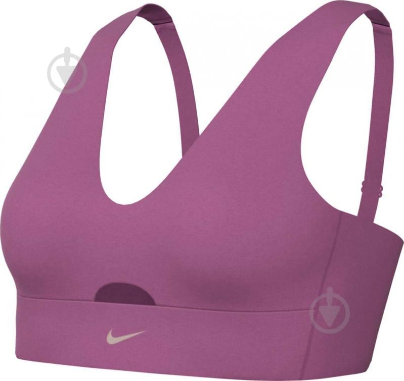 Бра Nike W NK DF INDY PLUNGE CUTOUT BRA DV9837-665 р.S розовый - фото 9