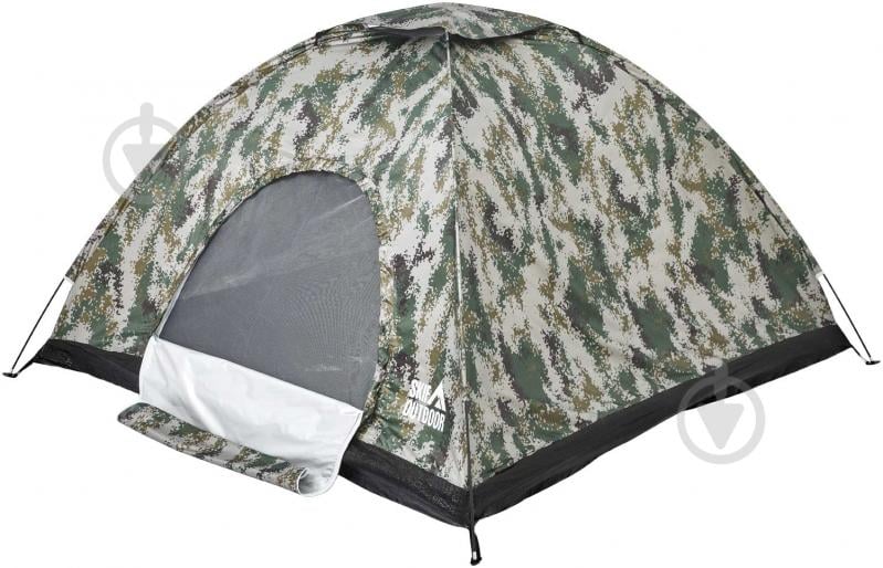 Намет SKIF Outdoor Adventure I 200x200 см camo, 3 містний 389.00.87 - фото 2