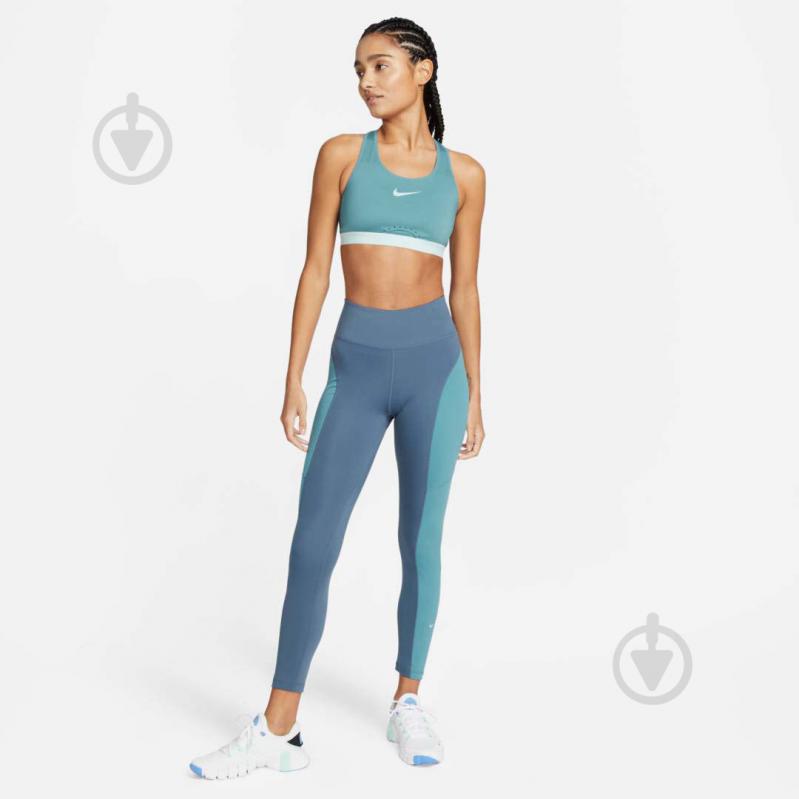 Бра Nike W NK DF SWSH HS BRA DD0428-440 р.M-F/G блакитний - фото 6