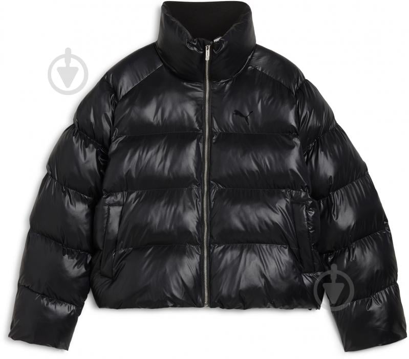 Куртка женская зимняя Puma SHINY PUFFER JACKET 62651401 р.M черная - фото 1