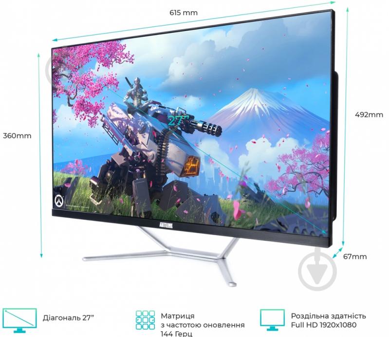 Моноблок Artline Gaming G79 27 (G79v35) black/silver - фото 8