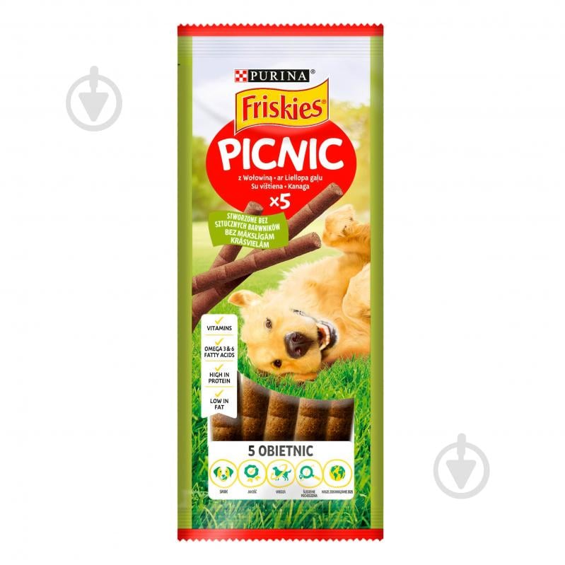 Ласощі FRISKIES by Purina PICNIC Dog Beef 42 г - фото 1 Ласощі FRISKIES by Purina PICNIC Dog Beef 42 г - фото 1