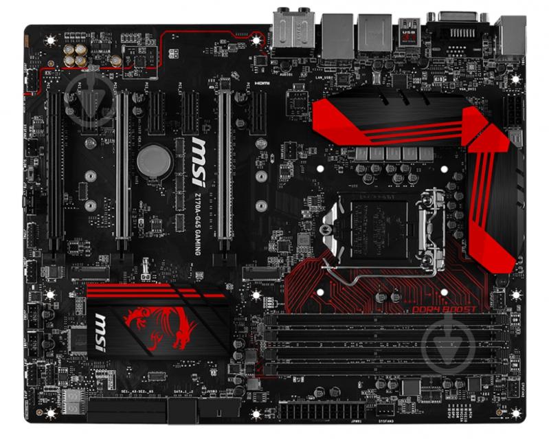 Материнская плата MSI Z170A-G45 GAMING (Socket 1151, Intel Z170, ATX) - фото 1