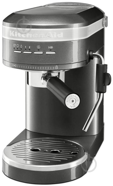 Кофеварка рожковая KitchenAid 5KES6503EMS серебряный медальон - фото 3