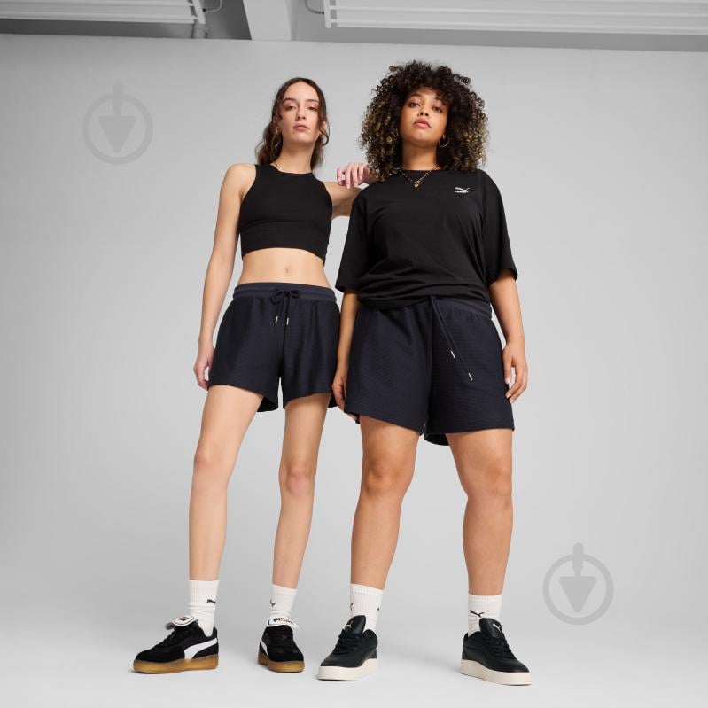 Шорты Puma PREMIUM ESS A-Line Shorts 4' Jacquard 62978216 р. XS черный - фото 3 Шорты Puma PREMIUM ESS A-Line Shorts 4' Jacquard 62978216 р. XS черный - фото 3