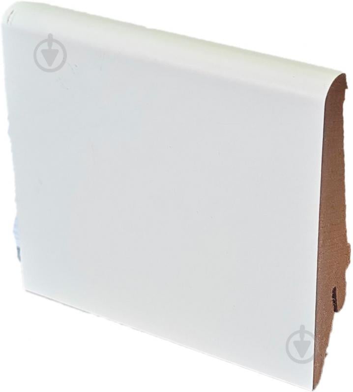 Плинтус МДФ GOLDENBURG WOOD 2080 белый 2400x80x20 мм - фото 1 Плинтус МДФ GOLDENBURG WOOD 2080 белый 2400x80x20 мм - фото 1