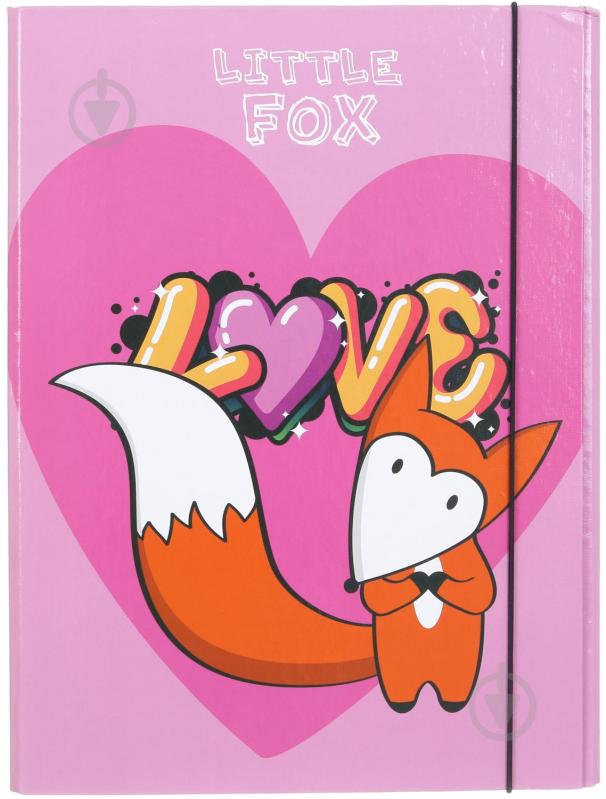 Папка-короб на резинке Fox А4 40 мм - фото 1