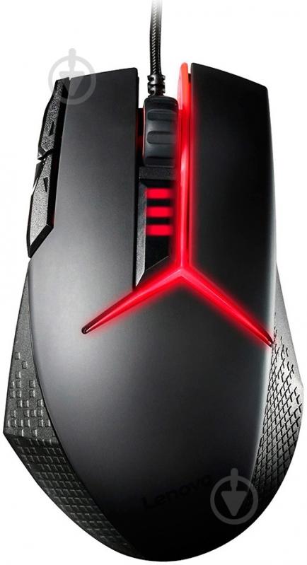 Мышь Lenovo Y Gaming Precision Mous (GX30J07894) black/red - фото 1 Мышь Lenovo Y Gaming Precision Mous (GX30J07894) black/red - фото 1