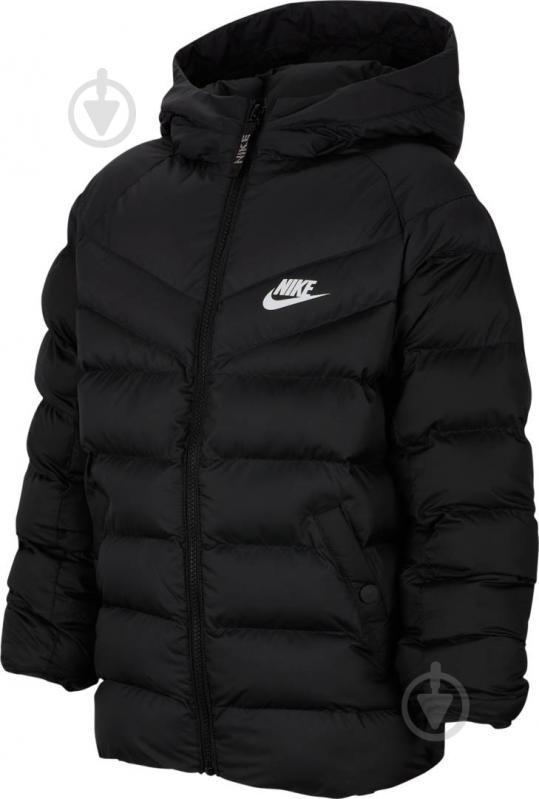 Пуховик для мальчиков Nike B NSW JACKET FILLED 939554-013 черный - фото 1