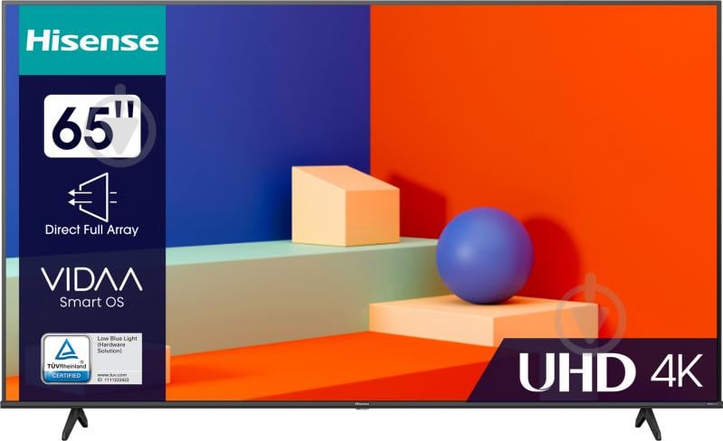 Телевізор Hisense 65A6K - фото 2