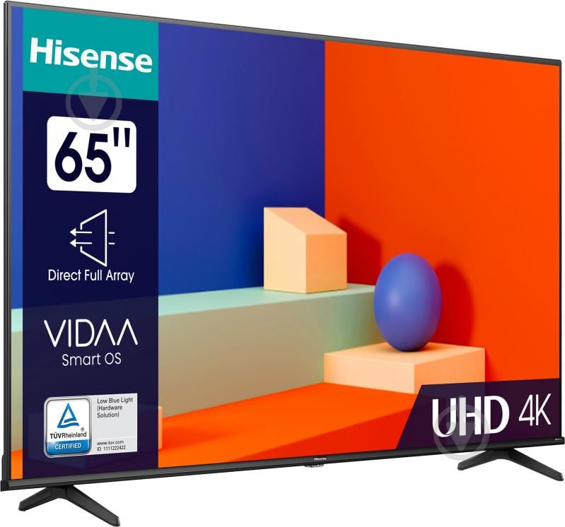 Телевізор Hisense 65A6K - фото 4