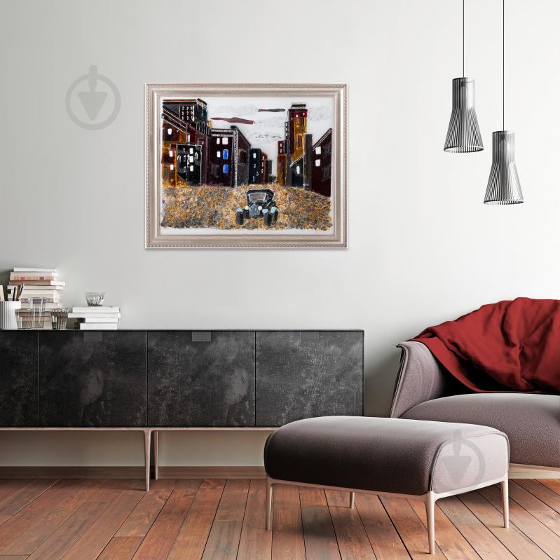 Картина фьюзинг Чикаго 50x60 см - фото 2 Картина фьюзинг Чикаго 50x60 см - фото 2
