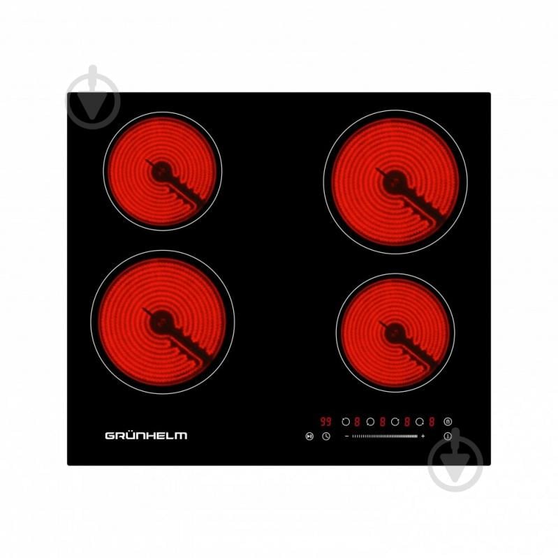 Варочная поверхность электрическая Grunhelm GPC 723 B - фото 1 Варочная поверхность электрическая Grunhelm GPC 723 B - фото 1