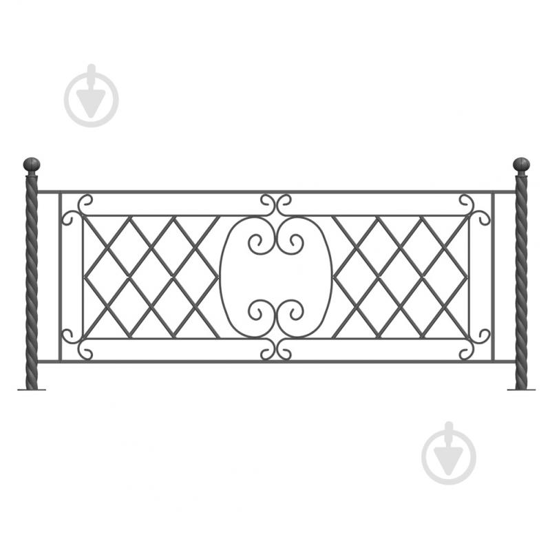 Секція огорожі Артдеко 15.207 585х1510х14х7/12х6 мм невальцована - фото 2