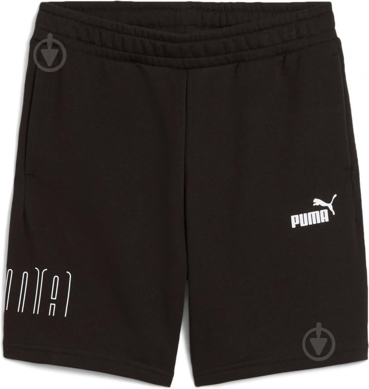 Шорты Puma PUMA SPORT Graphic Shorts TR B 68585601 р. 140 черный - фото 1