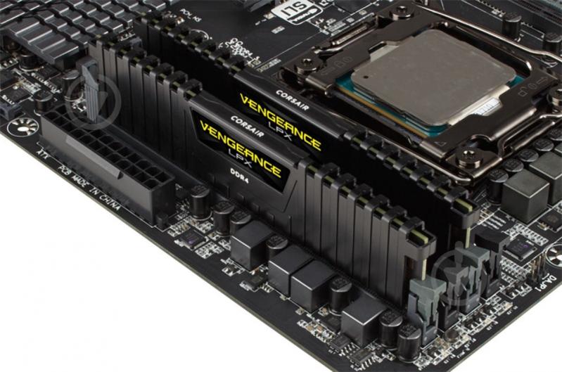 Оперативна пам'ять Corsair DDR4 SDRAM 16 GB (2x8GB) 3200 MHz (CMK16GX4M2B3200C16) Vengeance LPX Black - фото 2