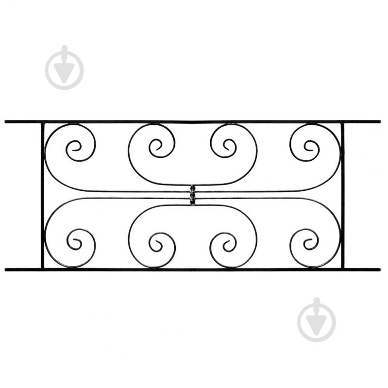 Секція огорожі Артдеко 15.208 600х1500х12/12х6 мм невальцована - фото 1