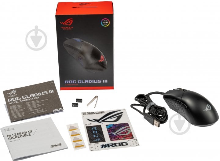 Мышь Asus ROG Gladius III USB (90MP0270-BMUA00) - фото 9