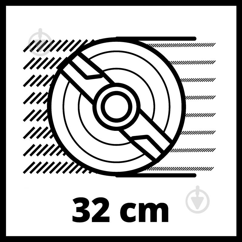 Газонокосарка акумуляторна Einhell GE-CM 18/32 Li - Solo 3413256 - фото 9