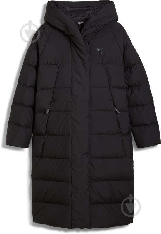 Пуховик жіноча зимова Puma Long Down Coat 62649301 р.S чорний - фото 1