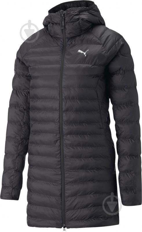 Куртка женская зимняя Puma PACKLITE PRIMALOFT LONG HOODED JACKET 84940601 р.S черная - фото 1