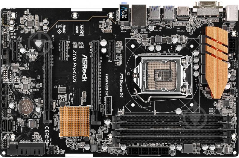 Материнская плата ASRock Z170 Pro4/D3 (Socket 1151, Intel Z170, ATX) - фото 1