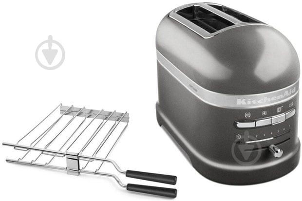 Тостер KitchenAid Artisan 5KMT2204EOB Silver - фото 5