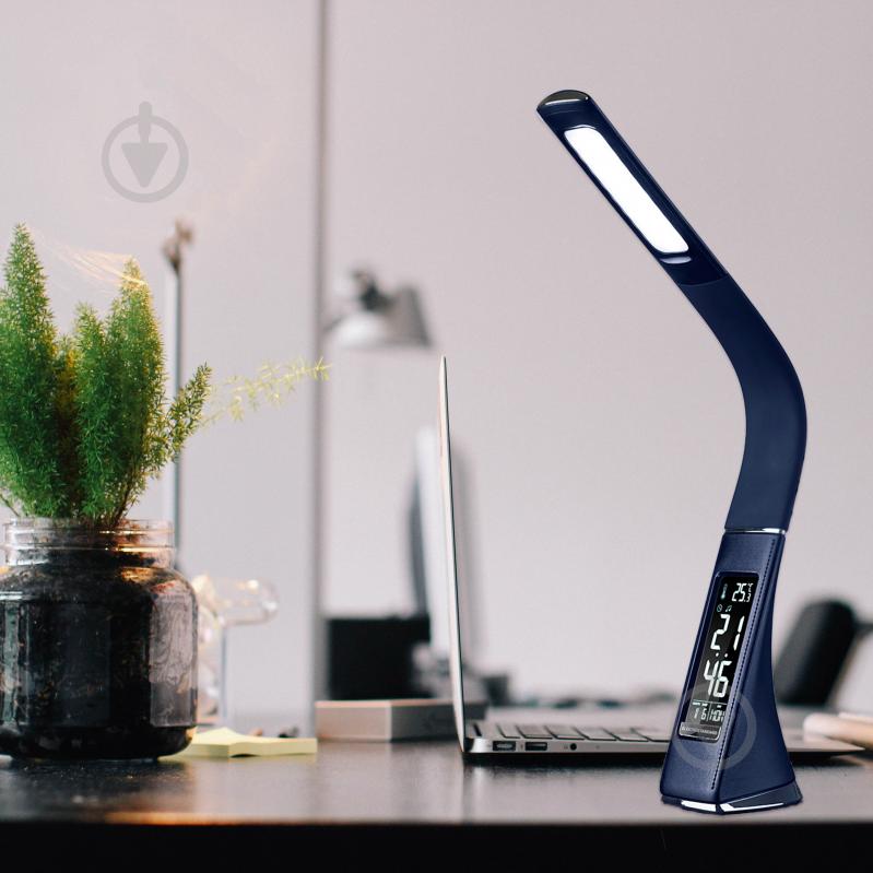 ВИТРИНА! Настольная лампа офисная LedPulsar ALT-219BL LED 6 Вт синий - фото 4