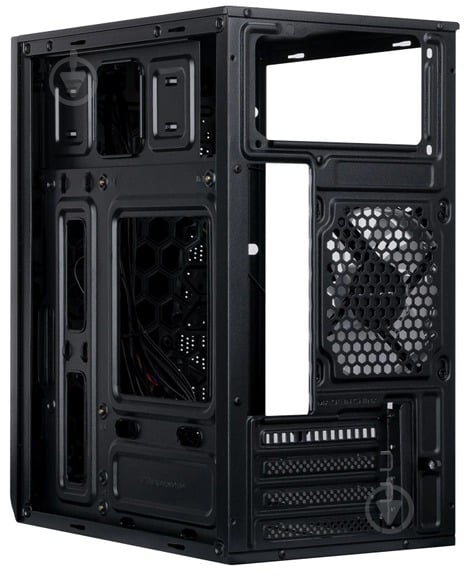 Корпус PrologiX E112 Black Tempered Glas - фото 3