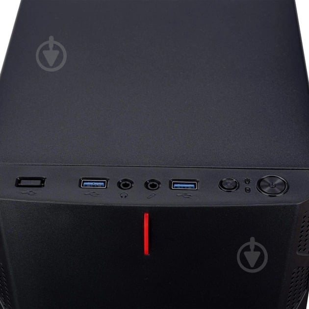 Корпус PrologiX E112 Black Tempered Glas - фото 9