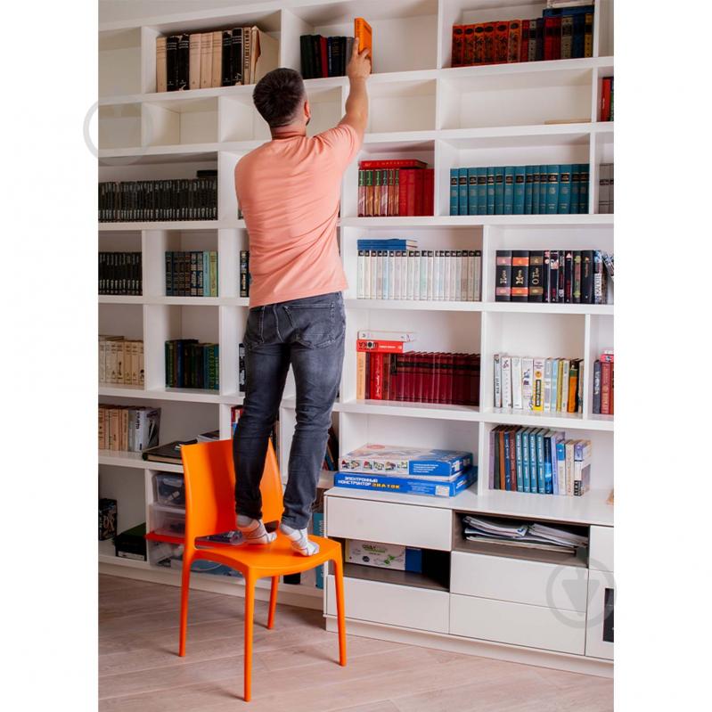 Стул обеденный Эмма new оранжевый /оранжевый - фото 3