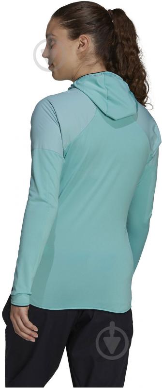 Куртка Adidas GI7195 р.L бирюзовый - фото 4