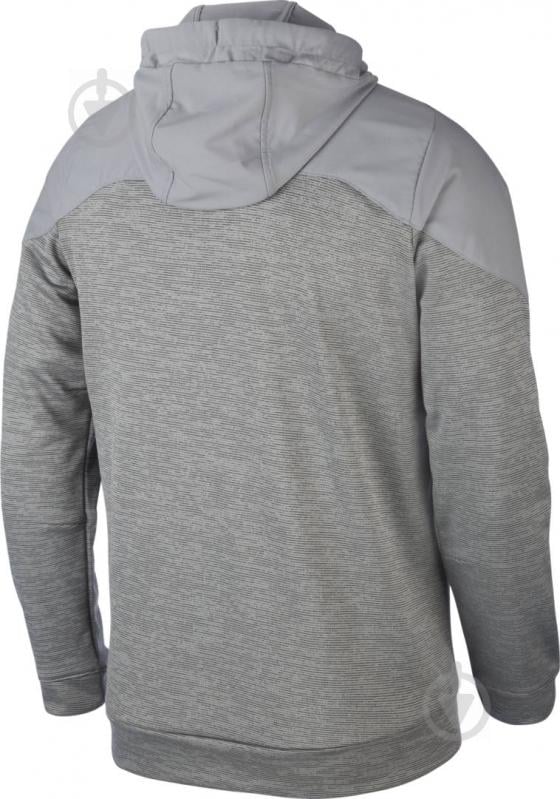 Джемпер Nike M NK DRY HD LS FZ FLEECE PLUS BV2676-073 р. S сірий - фото 2