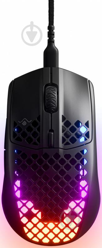 Мышь SteelSeries Aerox 3 black (62599) - фото 2