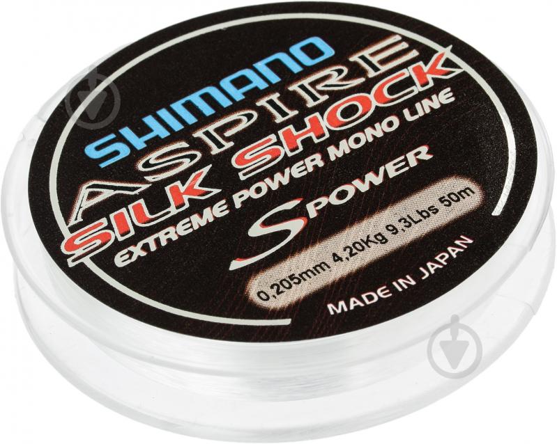 Леска  Shimano Aspire 50м 0.2мм 4,2кг - фото 1