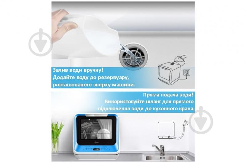 Посудомоечная машина Midea MCFD42900BLMINI-i - фото 3