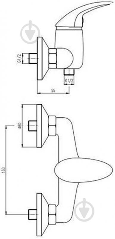 Смеситель для душа Deante Taga BFТ 041M - фото 5