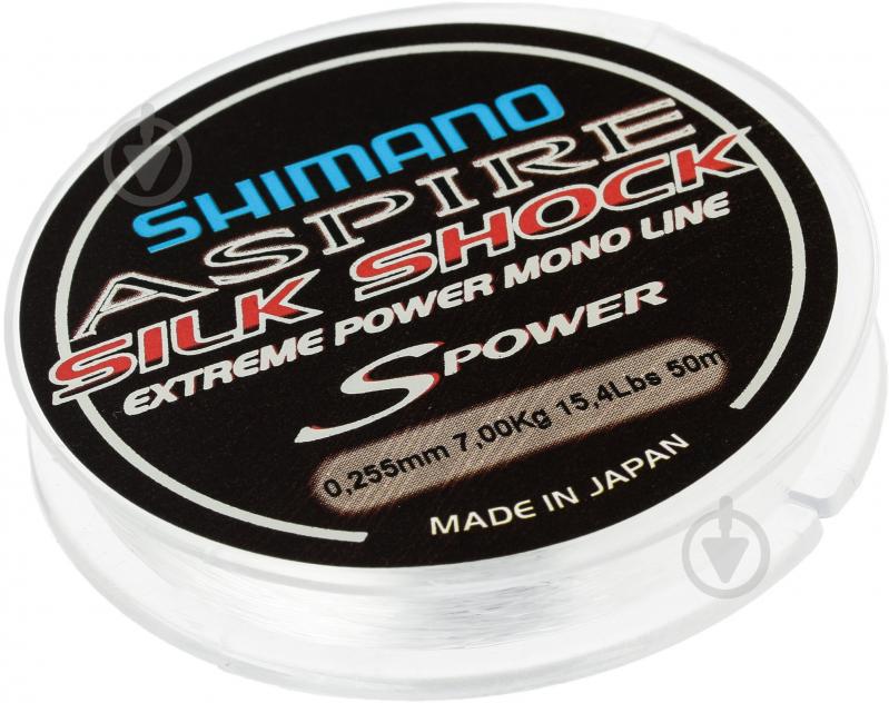 Леска Shimano Aspire 50м 0.25мм 7кг - фото 1 Леска Shimano Aspire 50м 0.25мм 7кг - фото 1