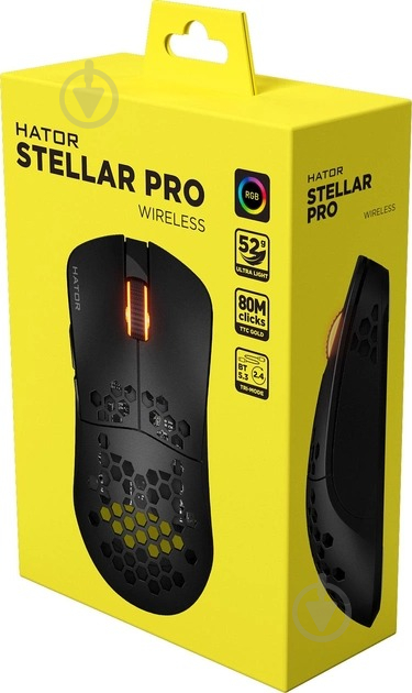 Миша Hator Stellar Pro Wireless black (HTM-550) - фото 7