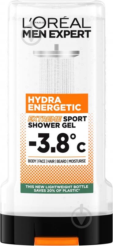 Гель для душу L'Oreal Paris Men Expert Hydra Energetic Extreme Sport 300 мл - фото 1