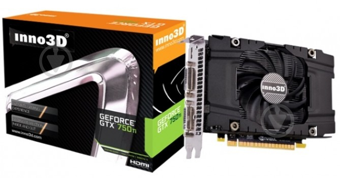 Видеокарта Inno3D GeForce GTX 750 Ti 1GB 128bit GDDR5 (N75T-1DDV-D5CW) - фото 2