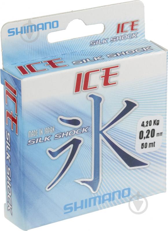 Волосінь  Shimano Silk Shock Ice 50м 0.2мм 4,2кг - фото 1