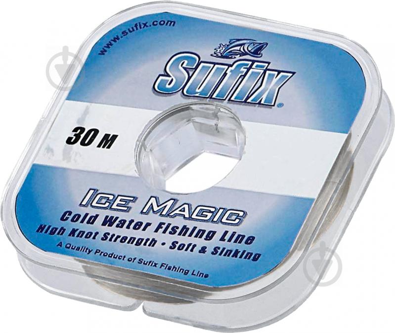 Леска  Sufix Ice Magic 30M+Pvc 30м 0.195мм 3.3кг - фото 1