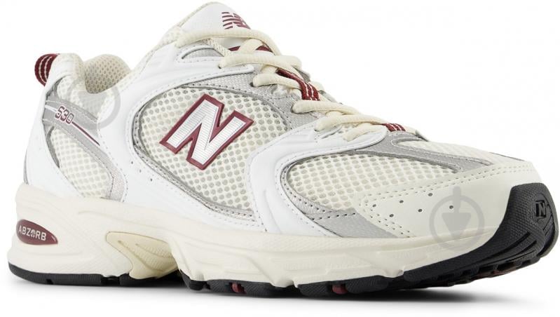 Кросівки унісекс демісезонні New Balance 530 MR530SZ р.41,5 білі із сірим - фото 3