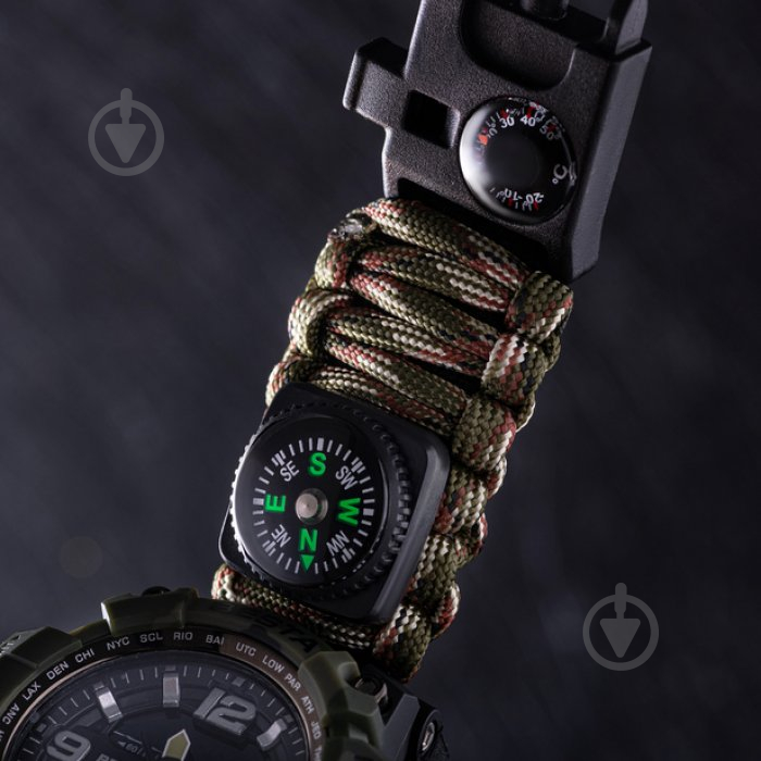 Часы тактические Besta Military с компасом BESTA army green (2373.07.13) - фото 19