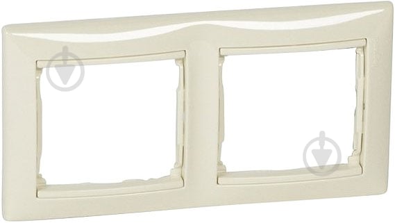 Рамка двухместная Legrand Valena горизонтальная слоновая кость 695632 - фото 1